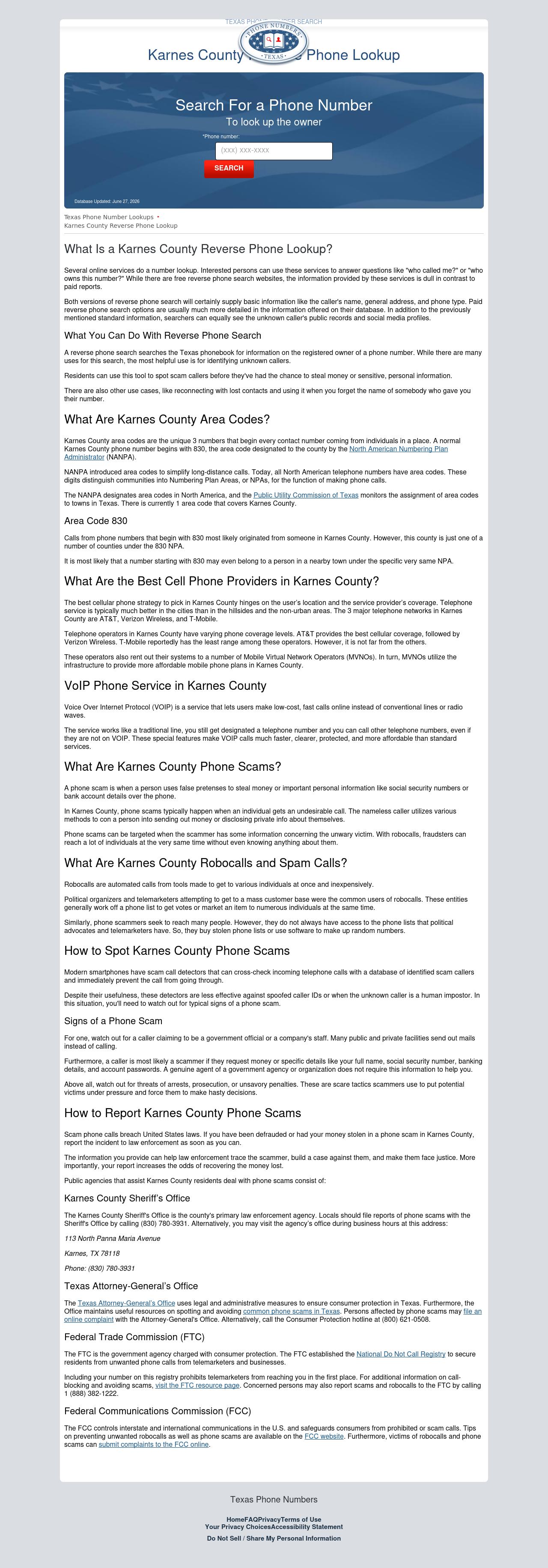Karnes County Reverse Phone Lookup - Kenedy TX Lawyers