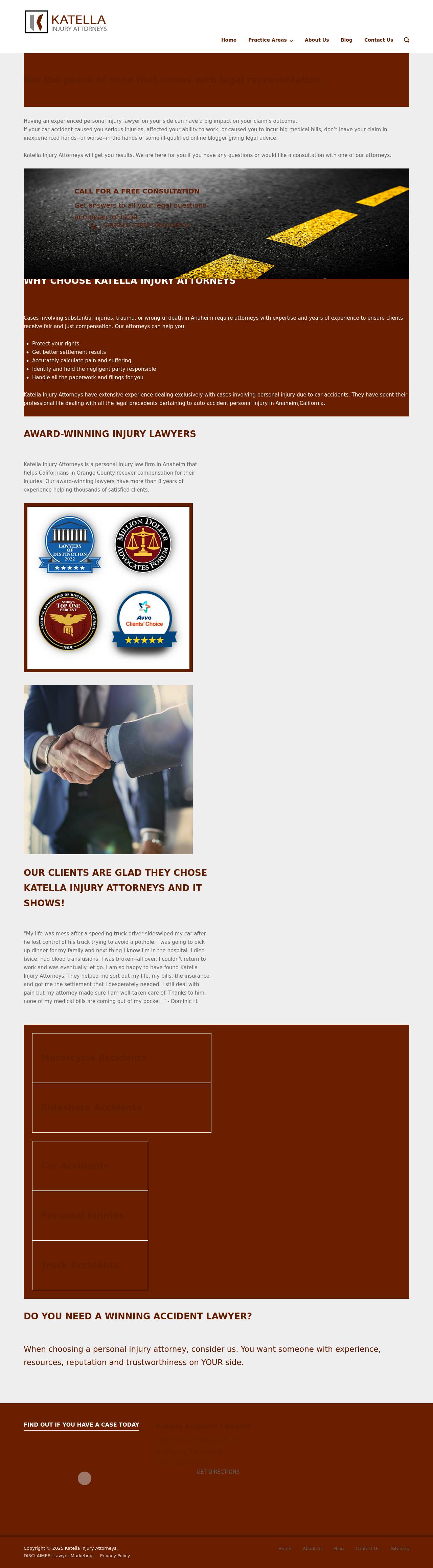 Katella Injury Attorneys - Anaheim, CA, United States CA Lawyers
