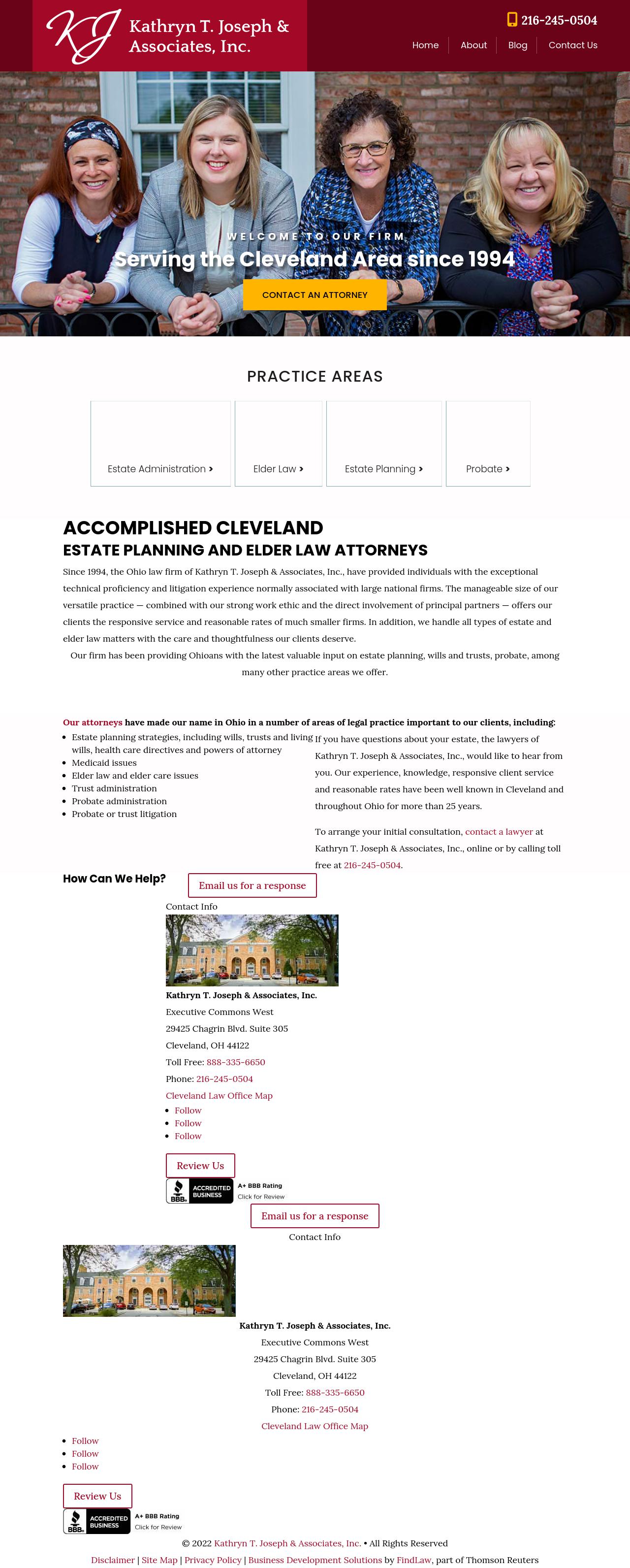 Kathryn T. Joseph & Associates, Inc. - Cleveland OH Lawyers