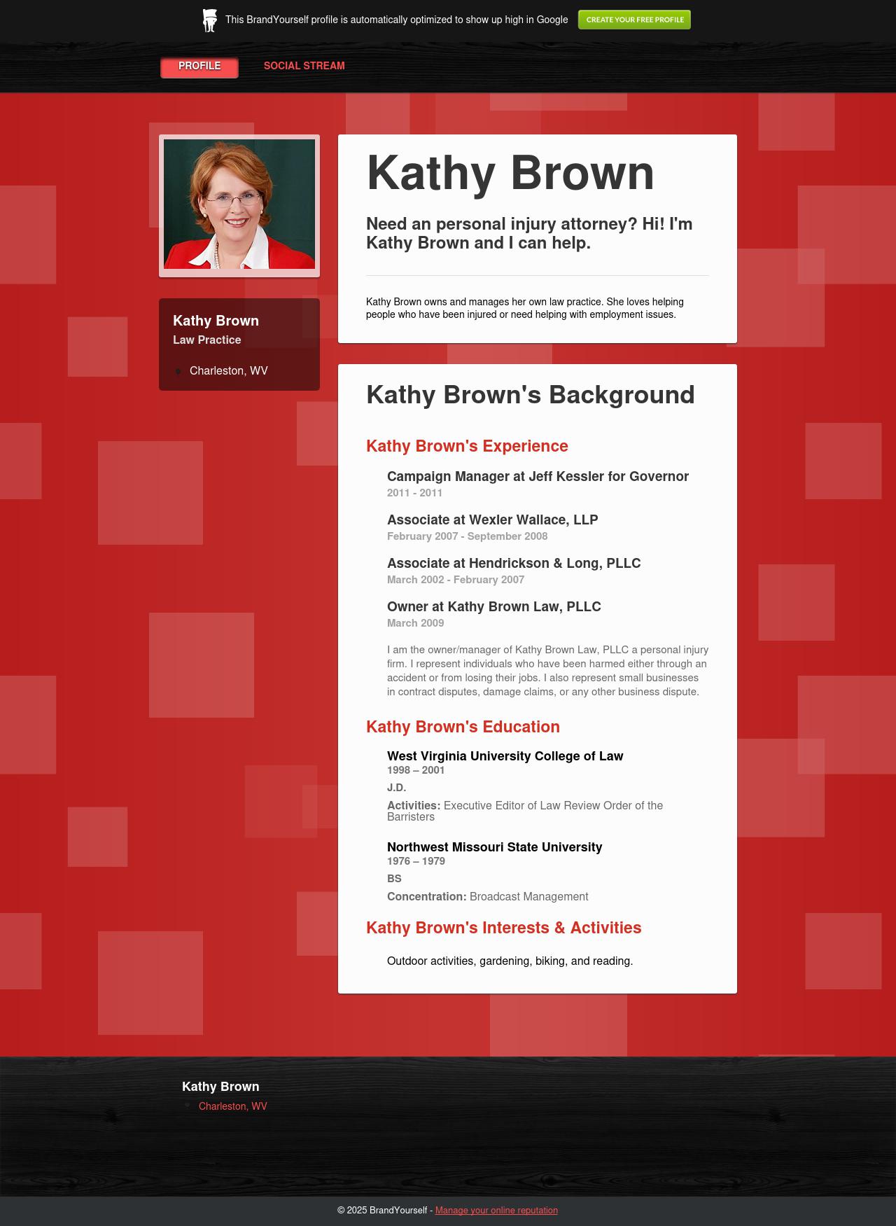 Kathy Brown Law, PLLC - Charleston WV Lawyers