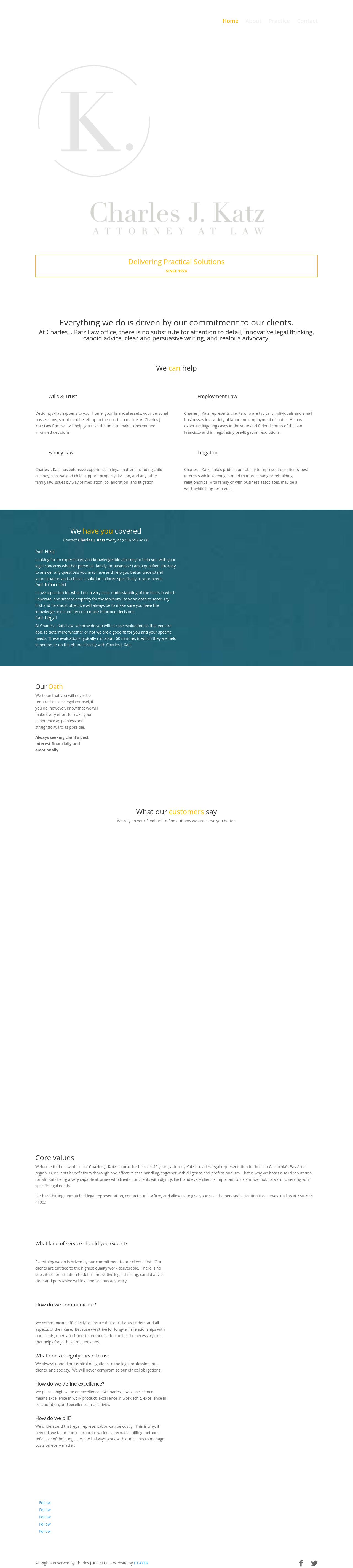 Katz Charles J Attorney At Law - Millbrae CA Lawyers