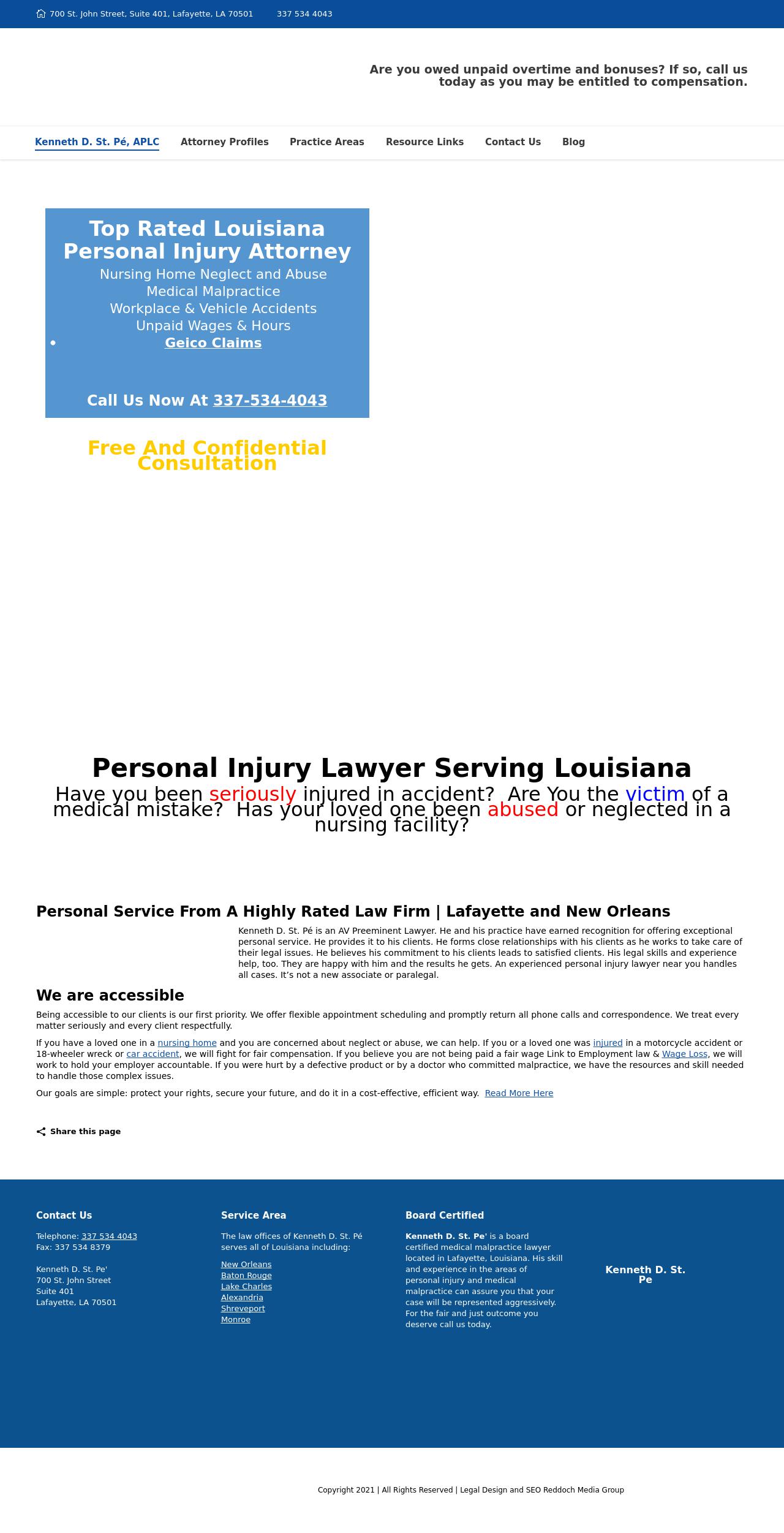 Kenneth D. St. Pe' - Lafayette LA Lawyers