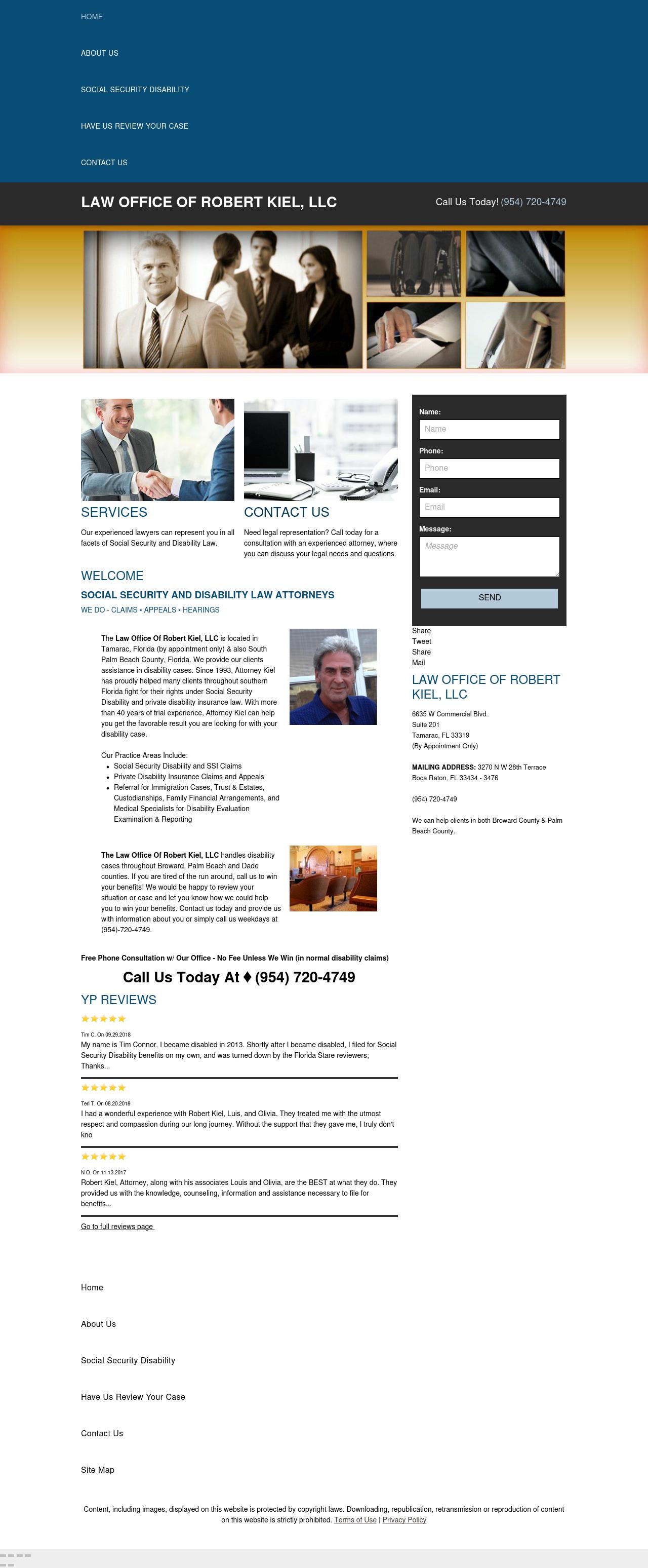 Kiel, Robert Law Office - Fort Lauderdale FL Lawyers