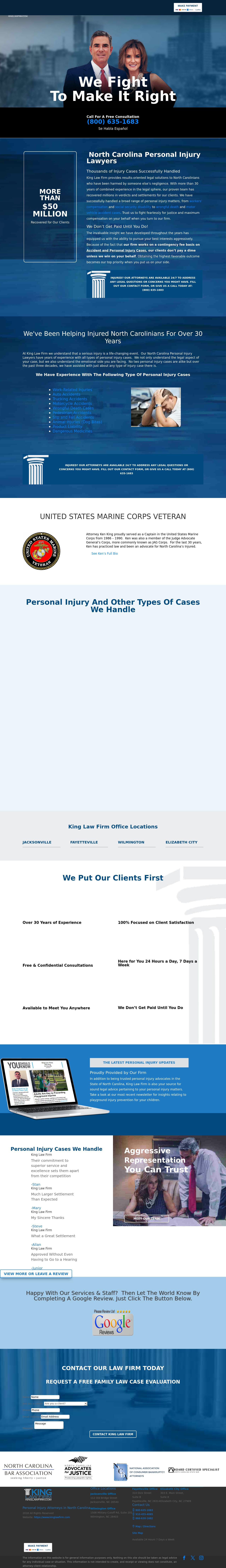 King Law Firm PA - Raleigh NC Lawyers