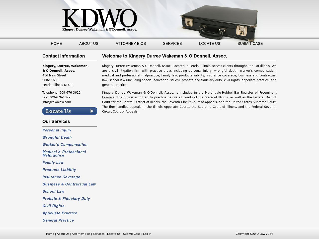 Kingery Durree Wakeman & O'Donnell  Assoc - Peoria IL Lawyers