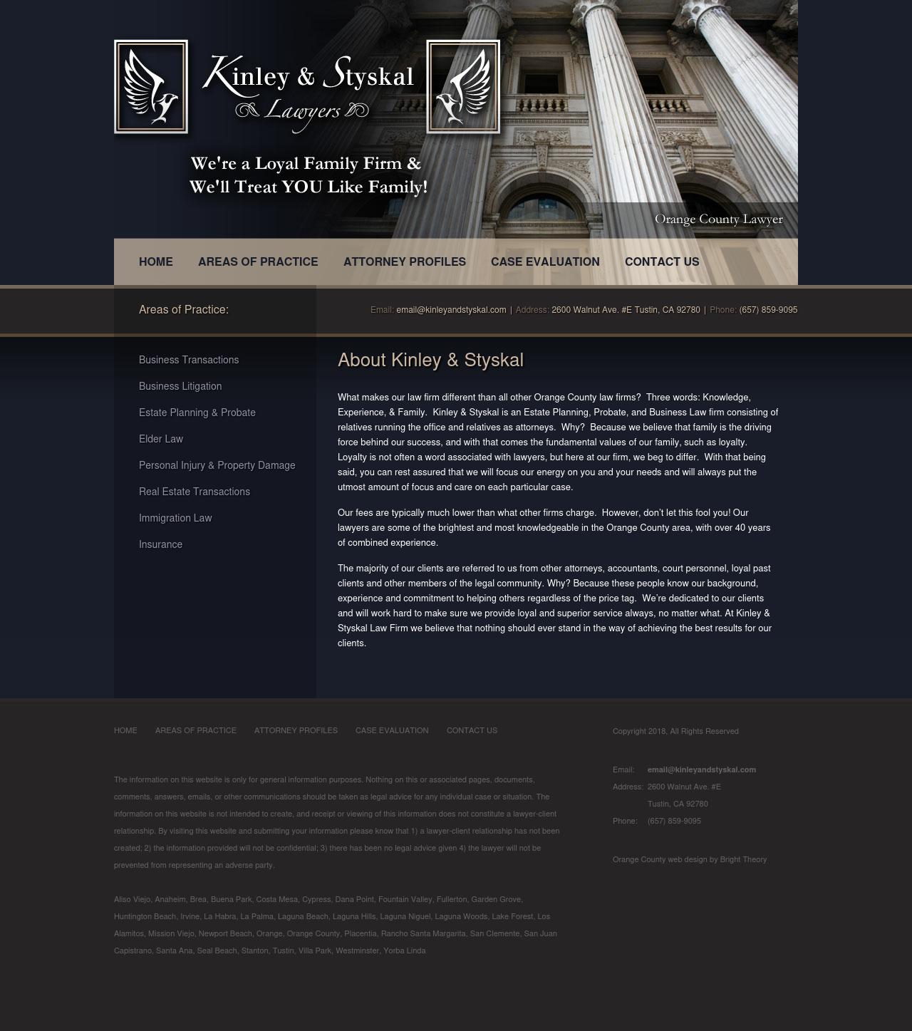 Kinley & Styskal Law Firm - Tustin CA Lawyers