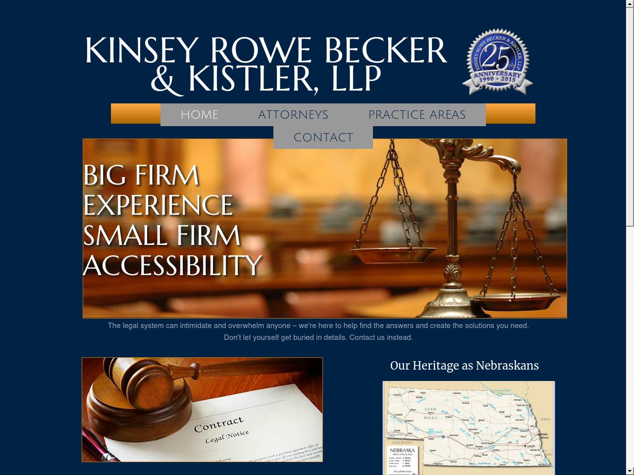 Kinsey Rowe Becker & Kistler LLP - Lincoln NE Lawyers