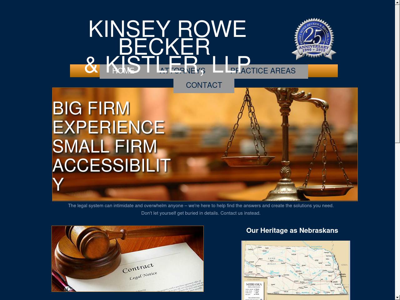 Kinsey Rowe Becker & Kistler LLP - Lincoln NE Lawyers