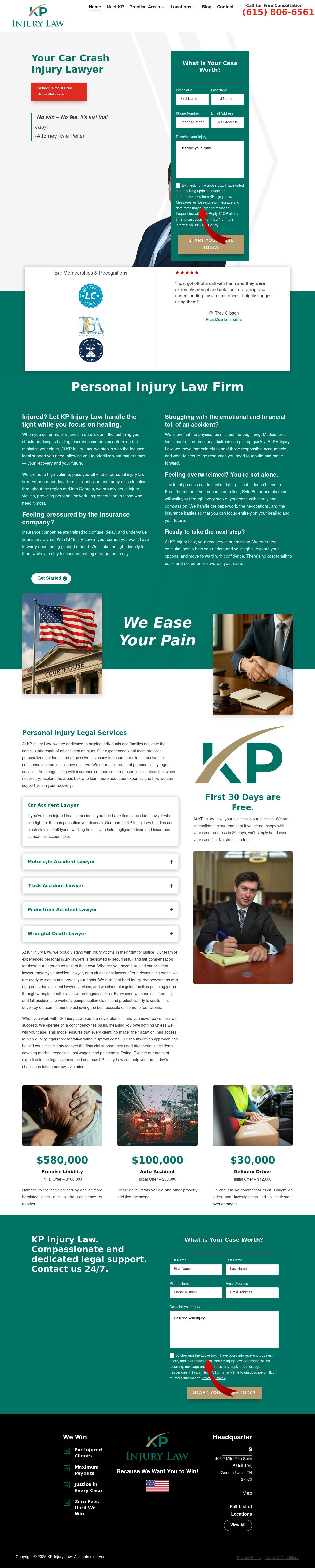KP Injury Law - Goodlettsville TN Lawyers