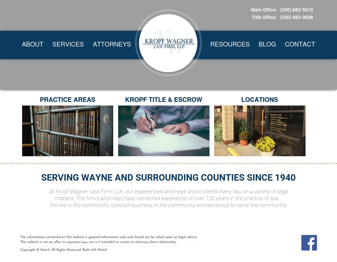 Kropf Wagner Law Firm, LLP - Orrville OH Lawyers