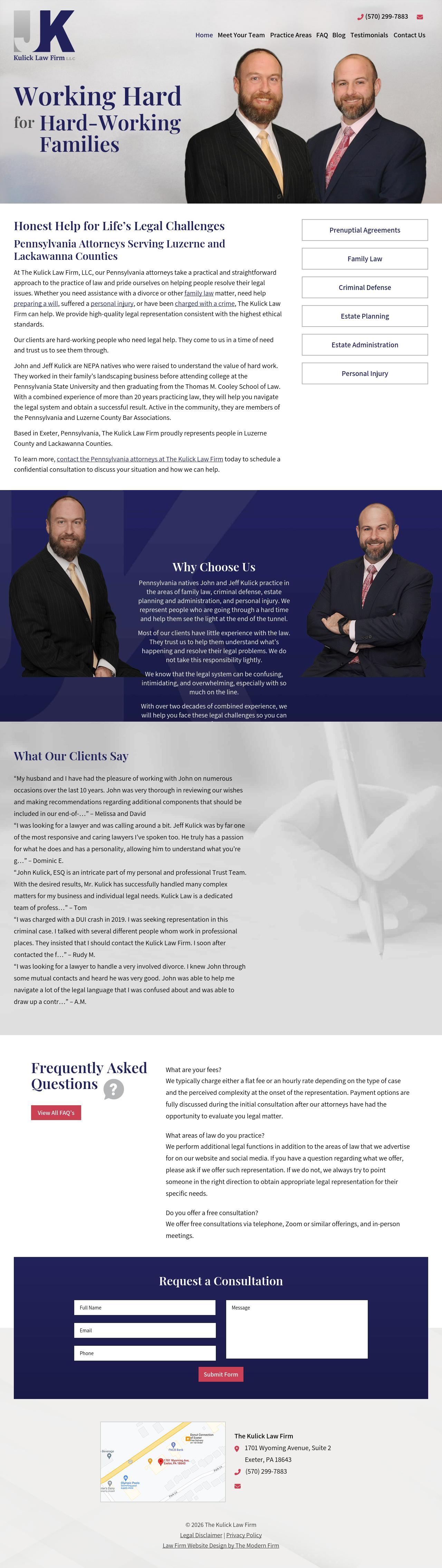 Kulick Law Firm - Exeter PA Lawyers