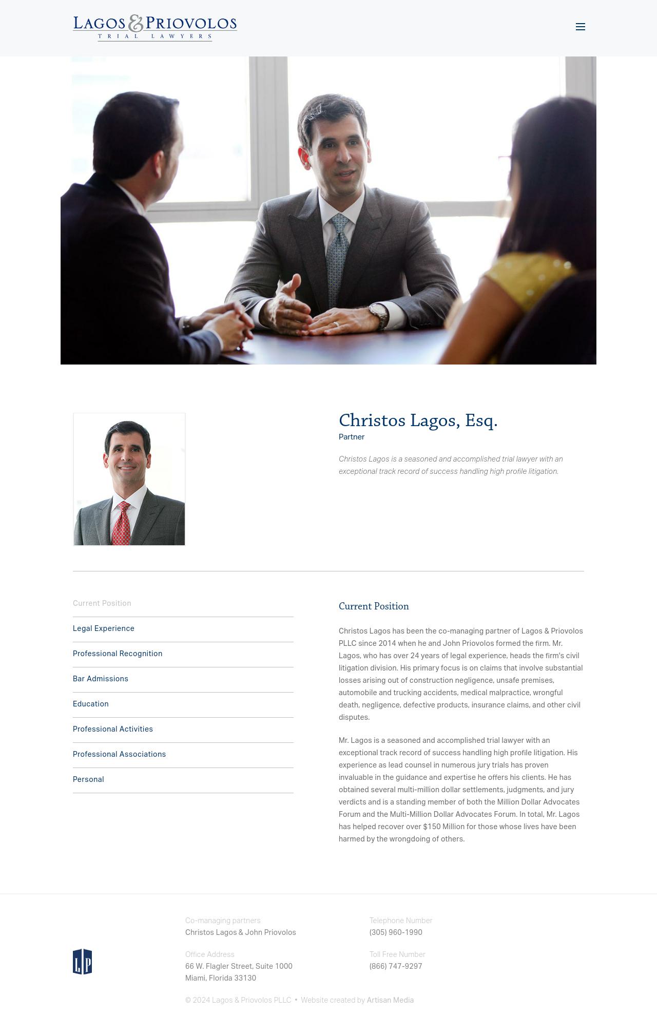 Lagos & Priovolos PLLC - Miami FL Lawyers