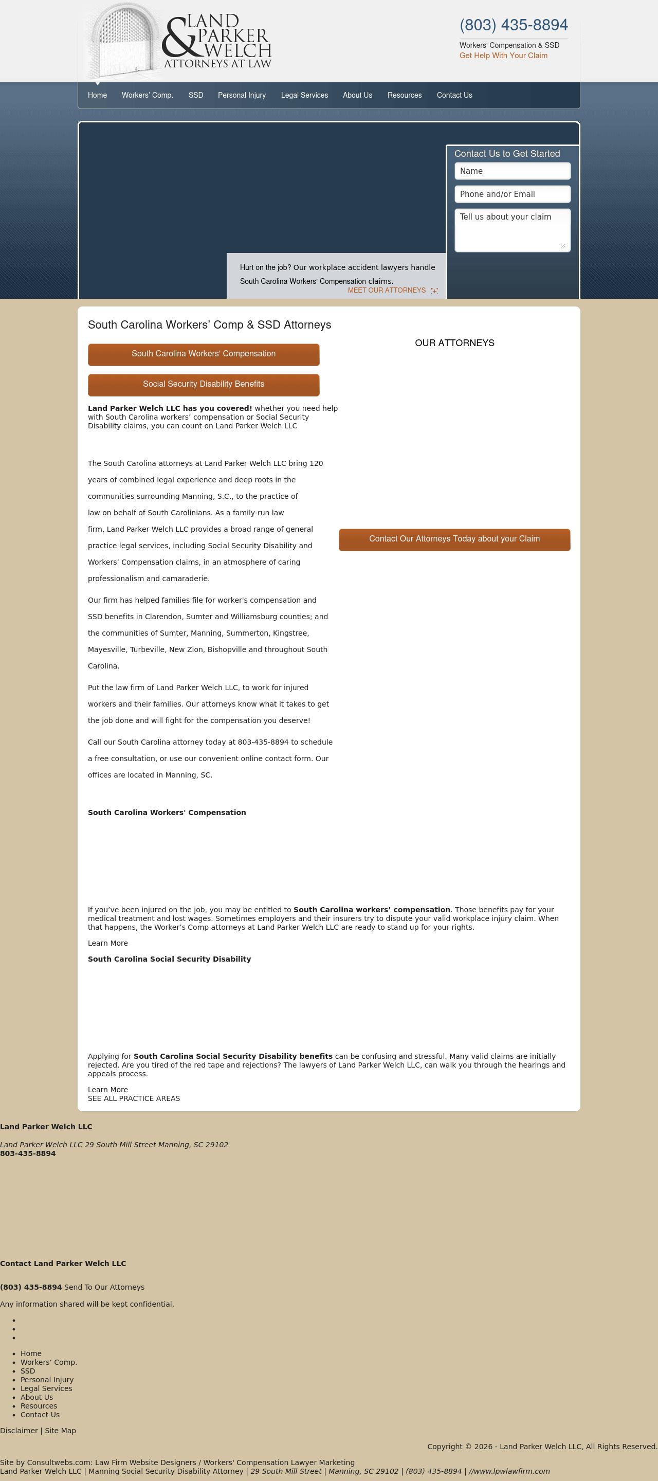 Land, Parker & Welch, P.A. - Manning SC Lawyers