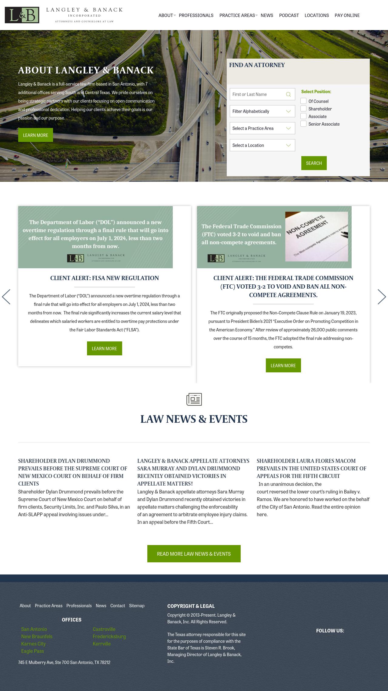 Langley & Banack, Inc - San Antonio TX Lawyers