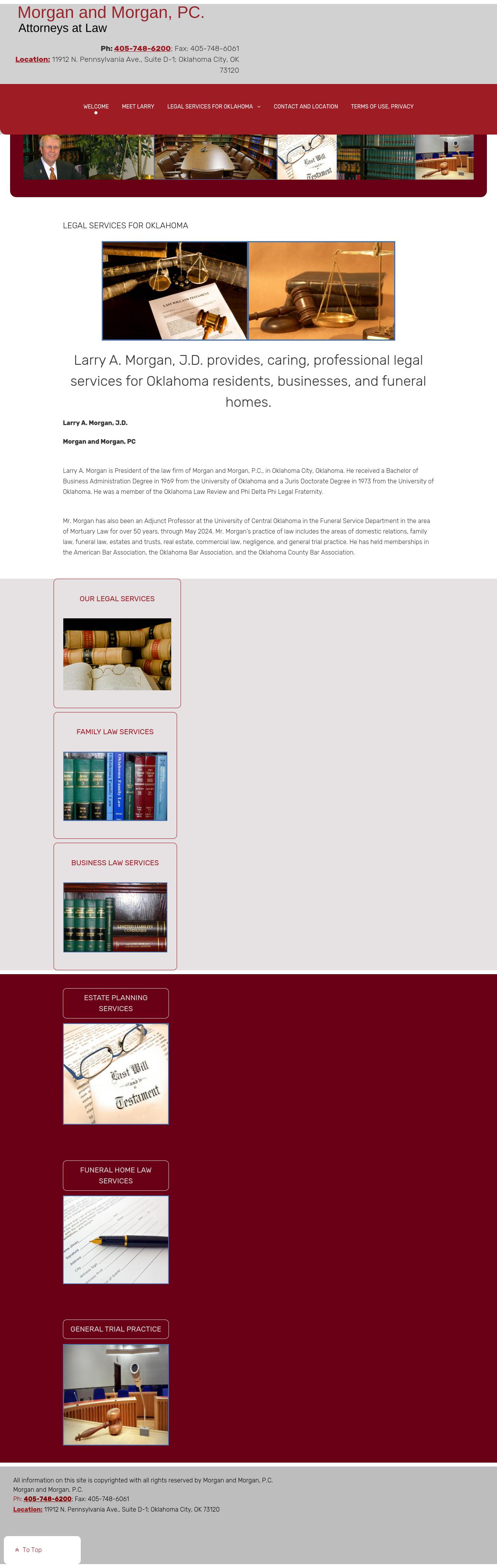 Larry A. Morgan, Morgan and Morgan PC - Oklahoma City OK Lawyers