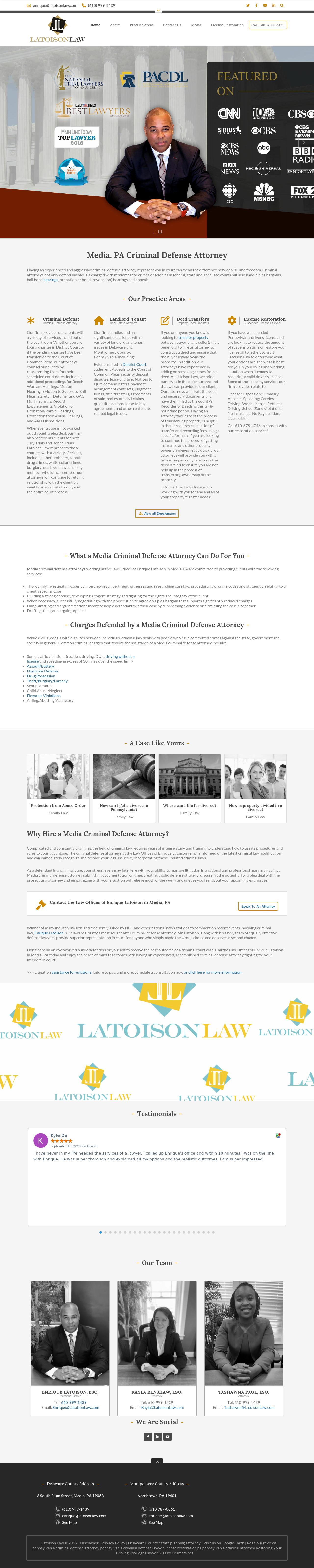 Latoison Law - Media PA Lawyers