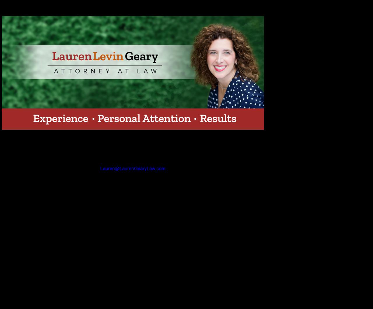 Lauren Levin Geary Attorney at Law - Philadelphia PA Lawyers