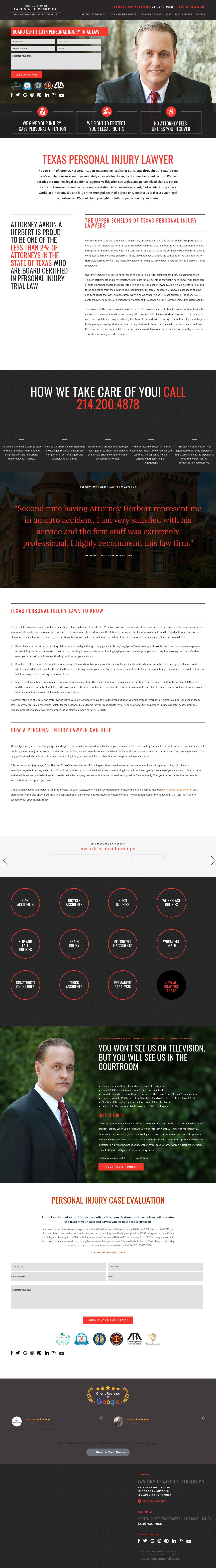 Law Firm of Aaron A. Herbert, P.C. - Fort Worth TX Lawyers