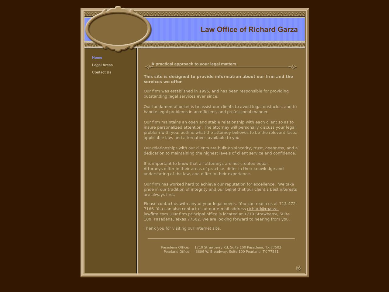Law Firm of Richard Garza - Pasadena TX Lawyers