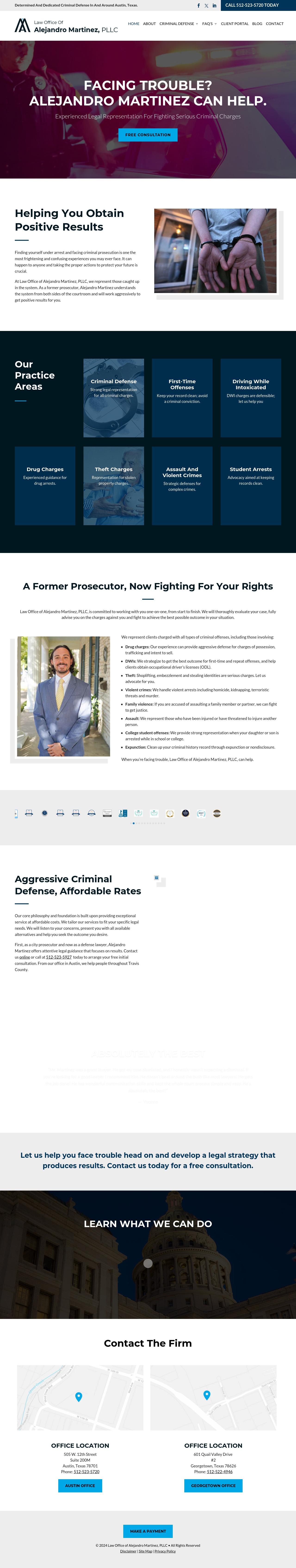 Law Office of Alejandro Martinez, PLLC - Austin TX Lawyers