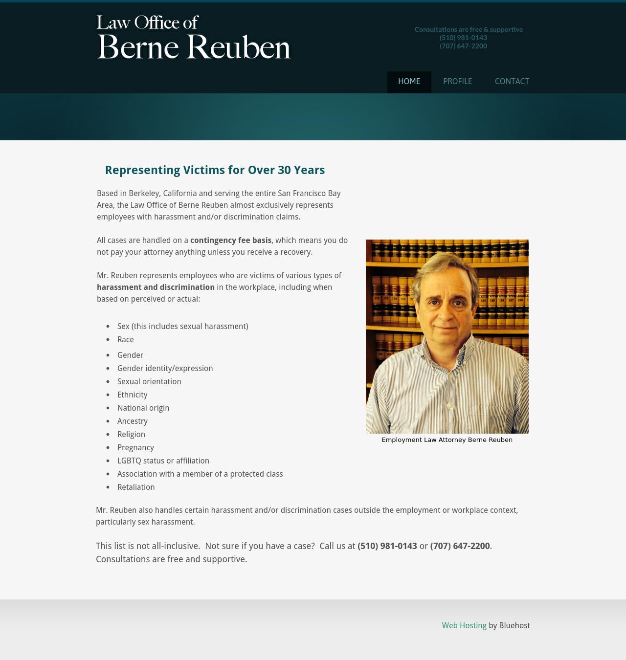 Law Office of Berne Reuben - Berkeley CA Lawyers