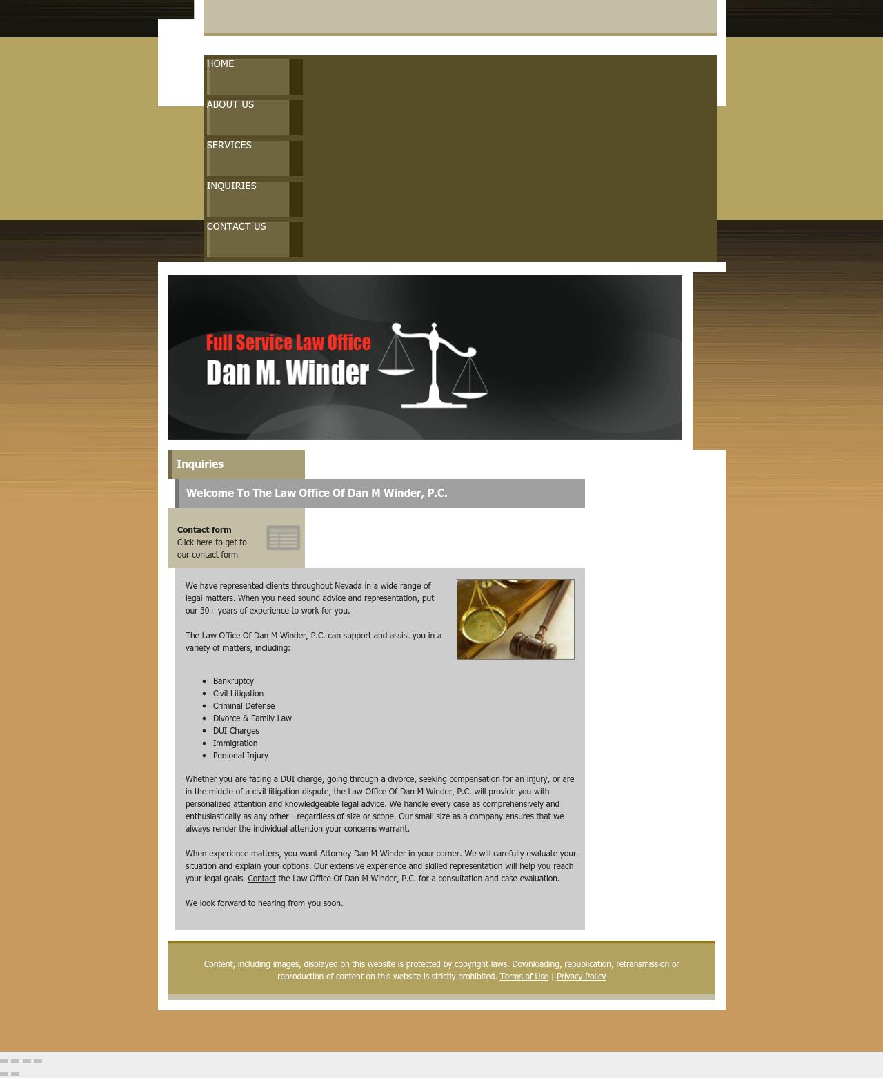 Law Office Of Dan M Winder PC - Las Vegas NV Lawyers
