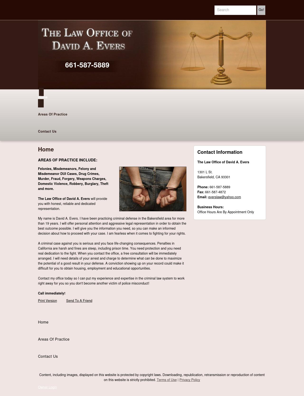Law Office of David A Evers - Bakersfield CA Lawyers