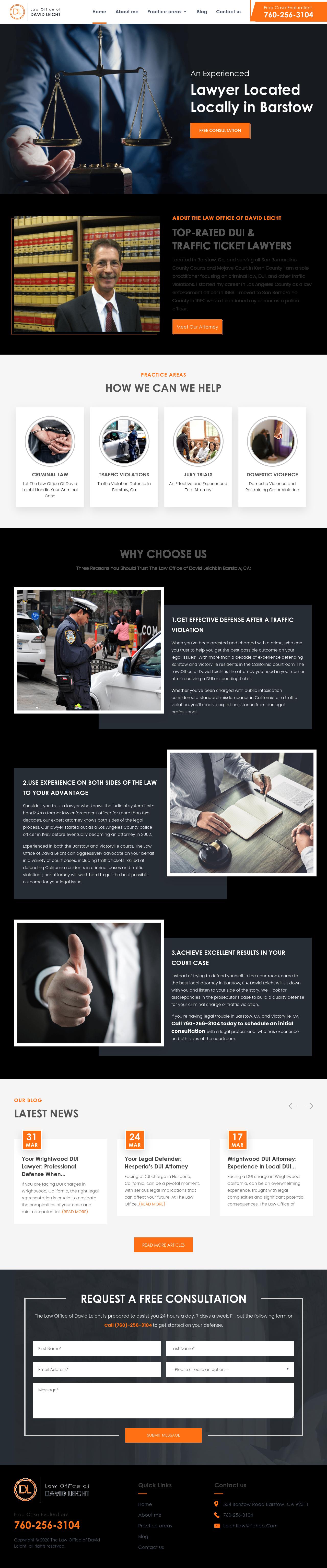 Law Office of David Leicht - Barstow CA Lawyers
