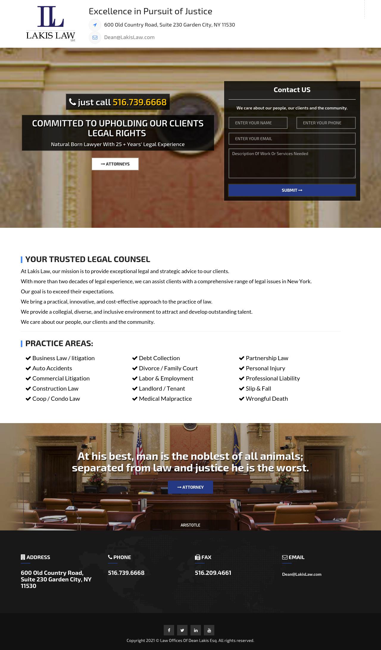 Law Office of Dean Lakis - Roslyn Heights NY Lawyers