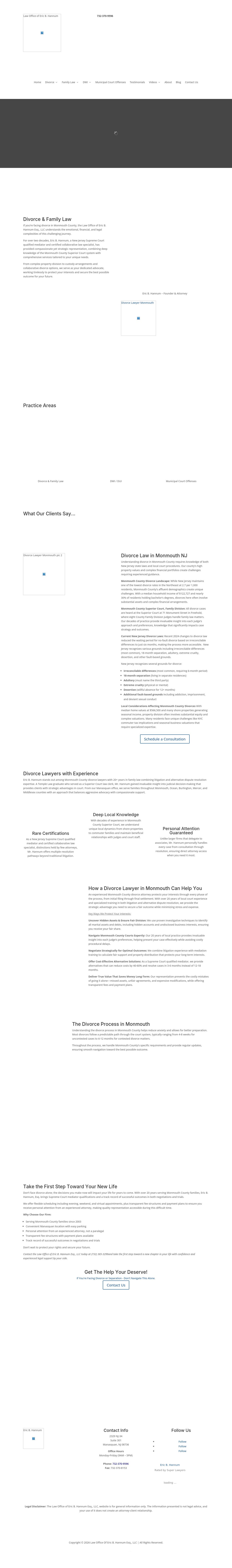 Law Office Of Eric B. Hannum Esq. LLC - Manasquan NJ Lawyers