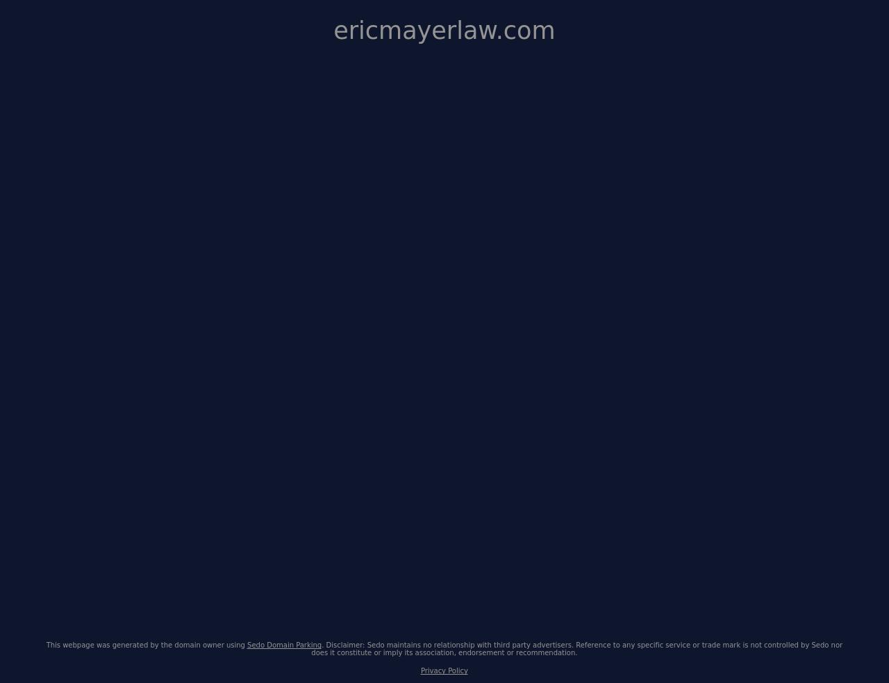 Law Office of Eric L. Mayer - Indianapolis IN Lawyers