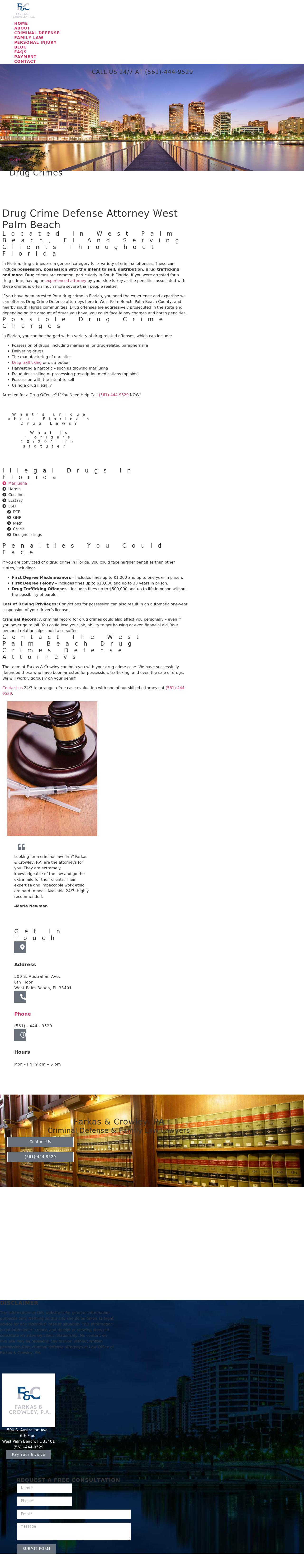 Law Office of Farkas & Crowley, P.A. - West Palm Beach FL Lawyers