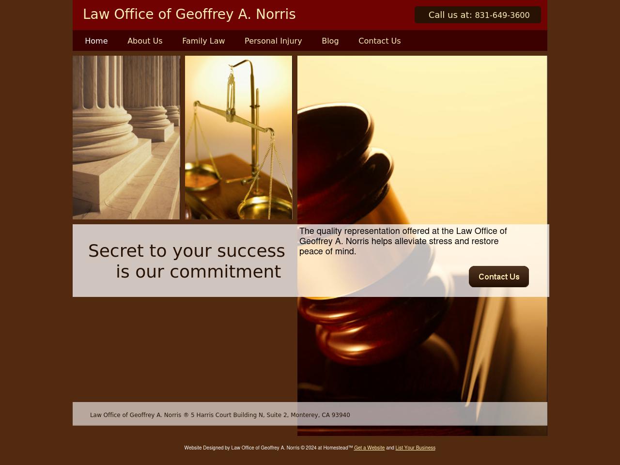 Law Office of Geoffrey A. Norris - Monterey CA Lawyers