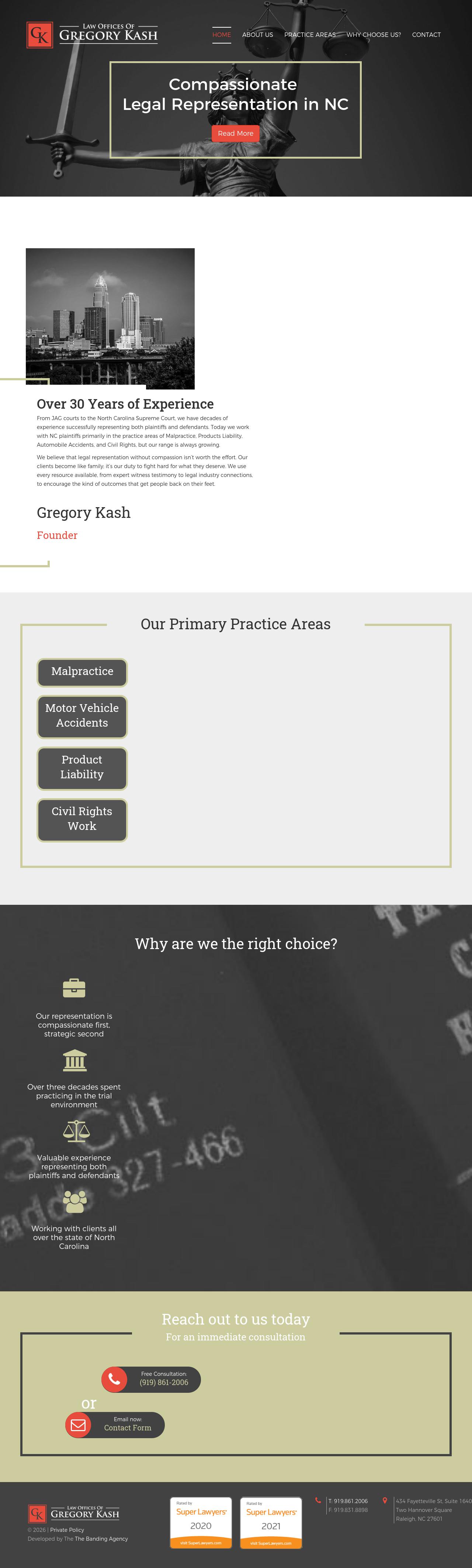Law Office of Gregory M. Kash - Raleigh NC Lawyers