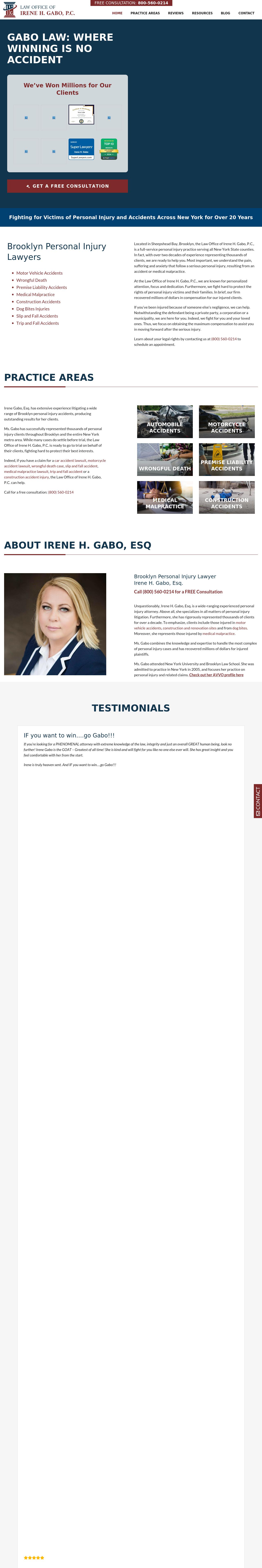 Law Office of Irene H. Gabo, P.C. - Brooklyn NY Lawyers