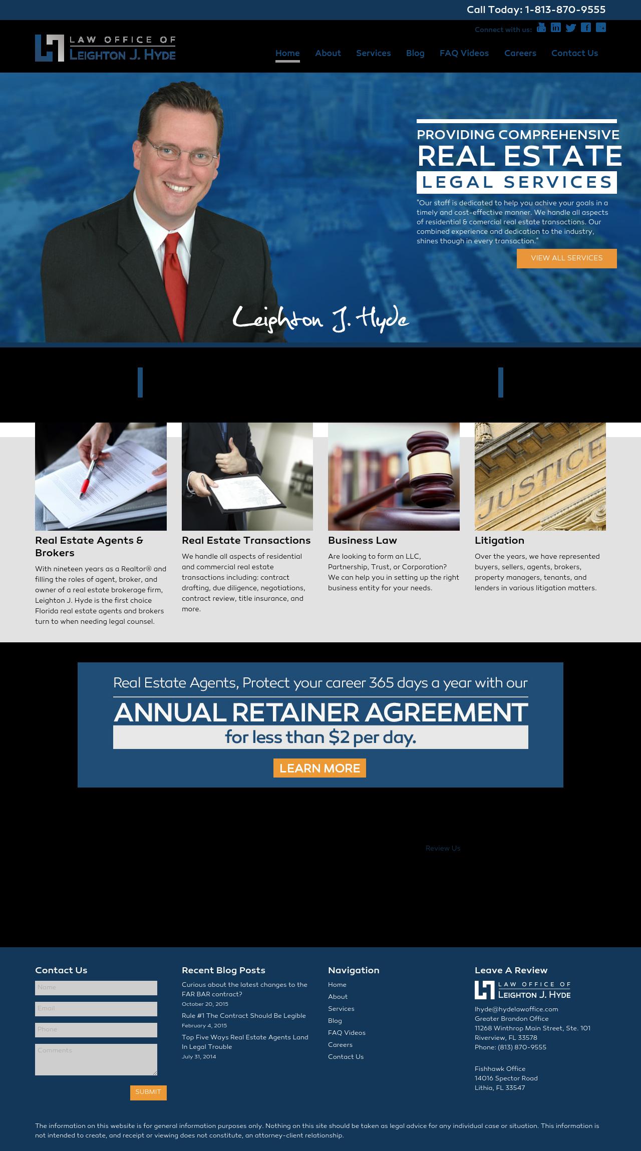 Law Office of Leighton J. Hyde - Riverview FL Lawyers