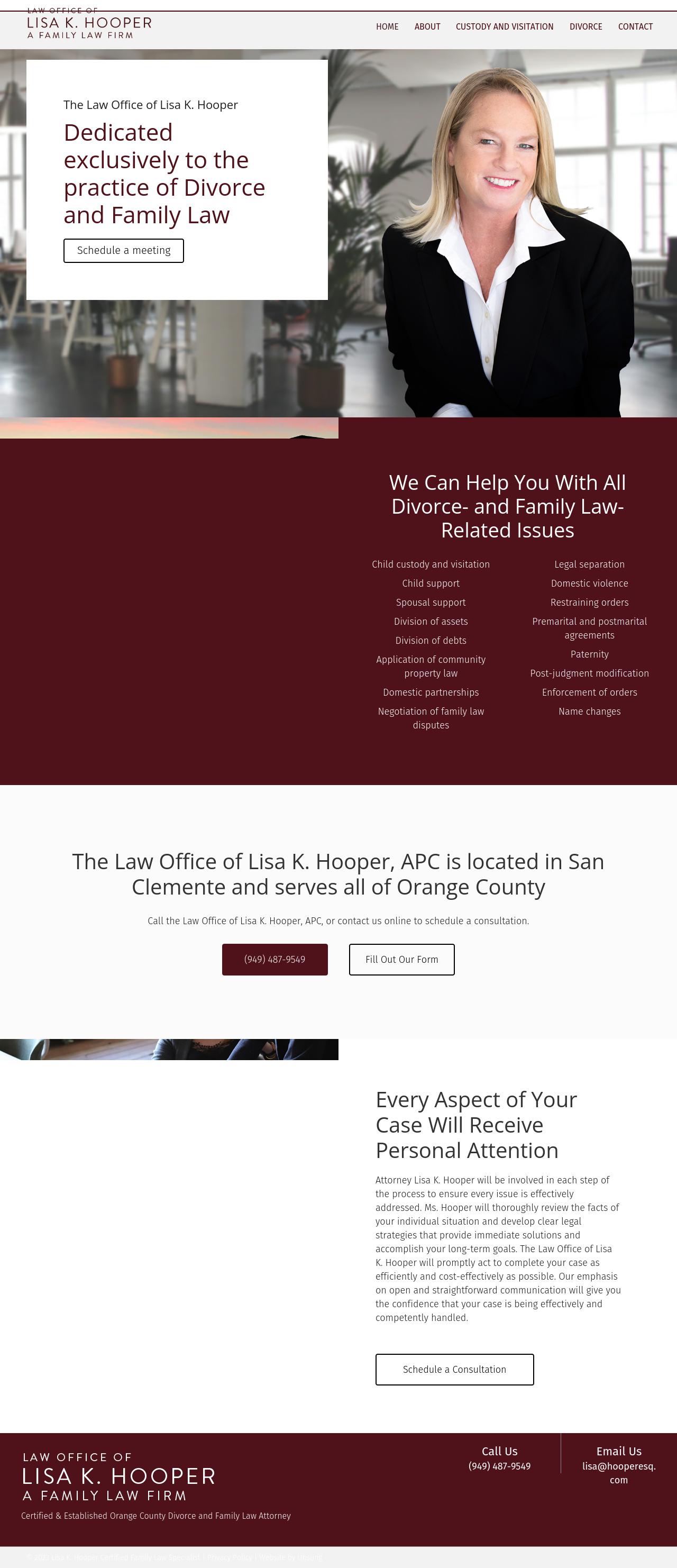 Law Office of Lisa K. Hooper, APLC - San Clemente CA Lawyers