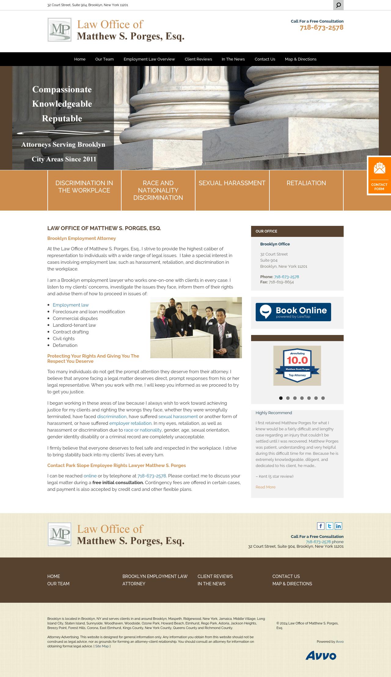 Law Office of Matthew S. Porges, Esq. - Brooklyn NY Lawyers