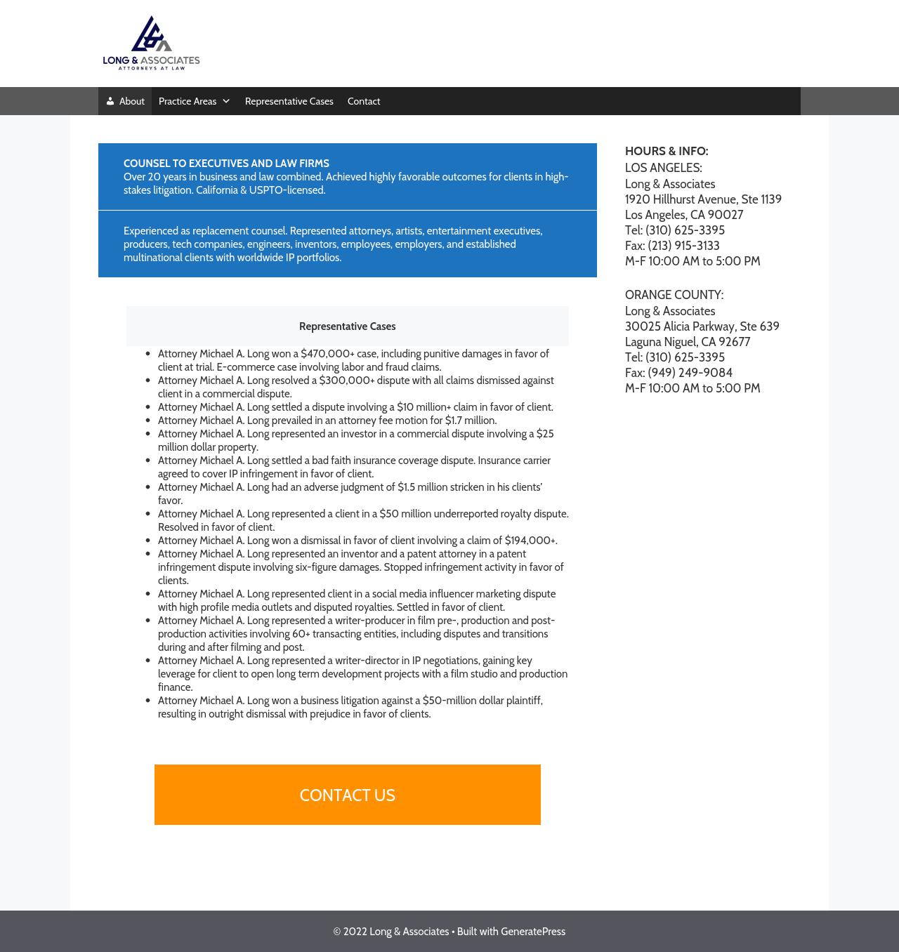 Law Office of Michael A. Long - Los Angles CA Lawyers