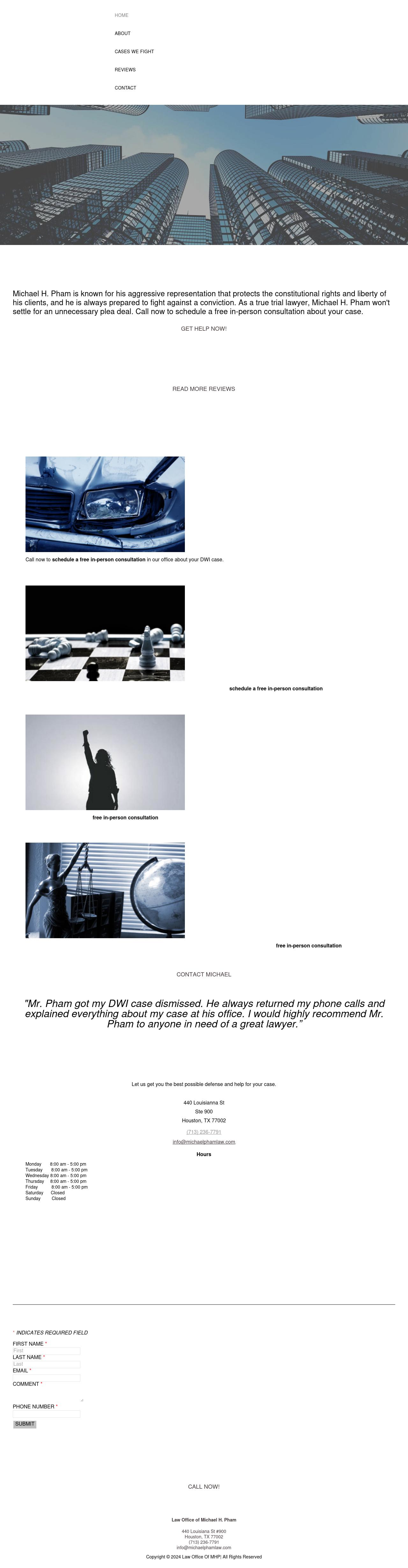 Law Office of Michael H. Pham - Houston TX Lawyers