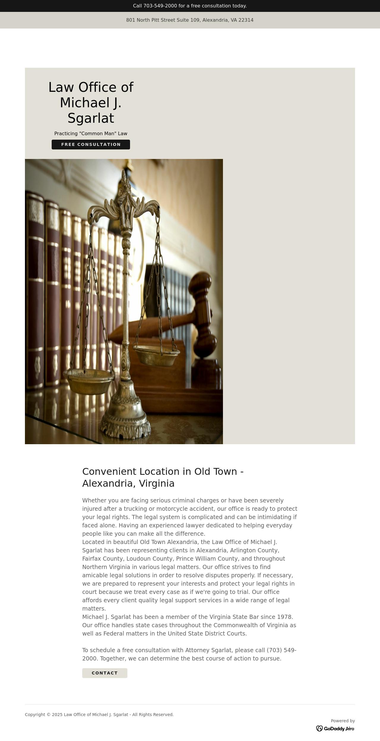 Law Office Of Michael J. Sgarlat - Alexandria VA Lawyers