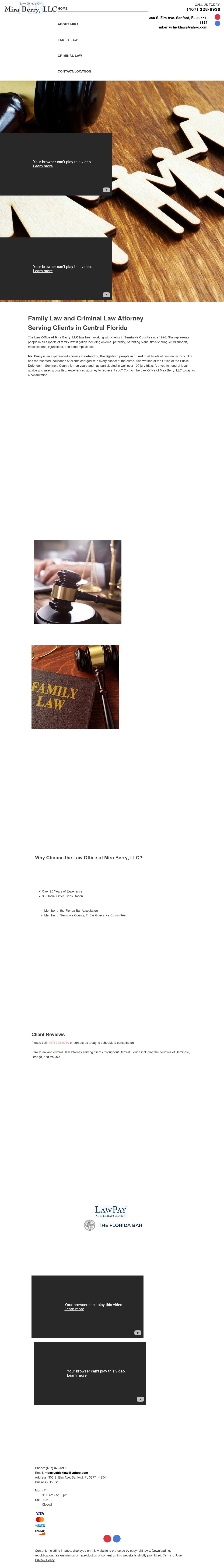Law Office of Mira Berry LLC - Sanford FL Lawyers