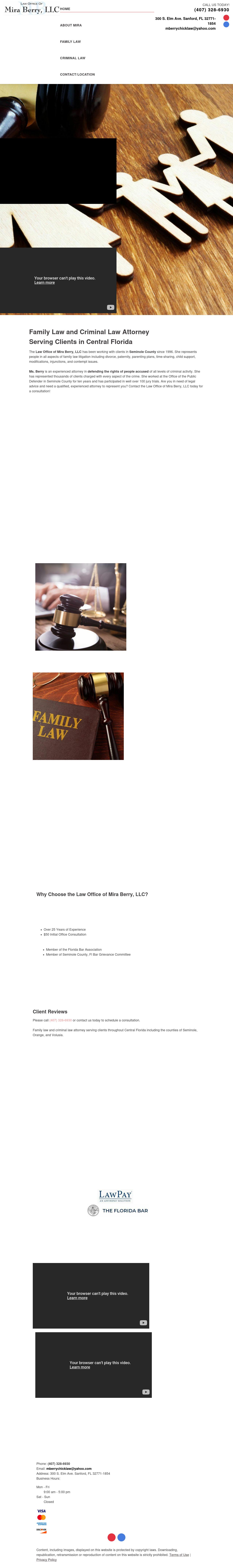 Law Office of Mira Berry LLC - Sanford FL Lawyers