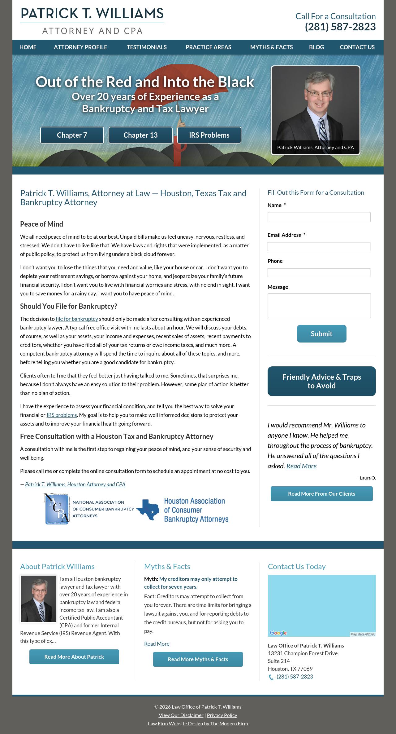 Law Office of Patrick T. Williams - Houston TX Lawyers