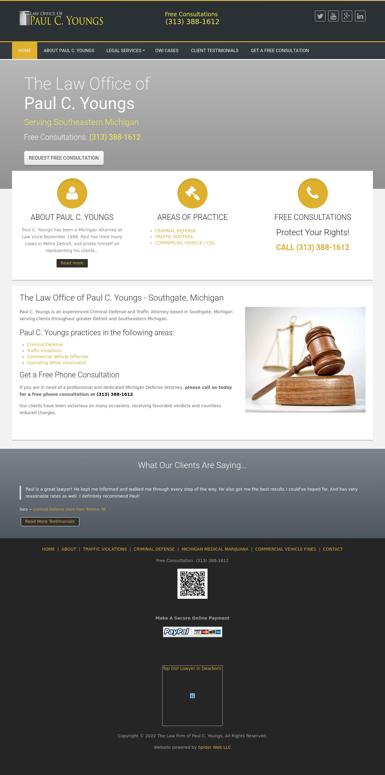 Law Office of Paul C. Youngs - Southgate MI Lawyers