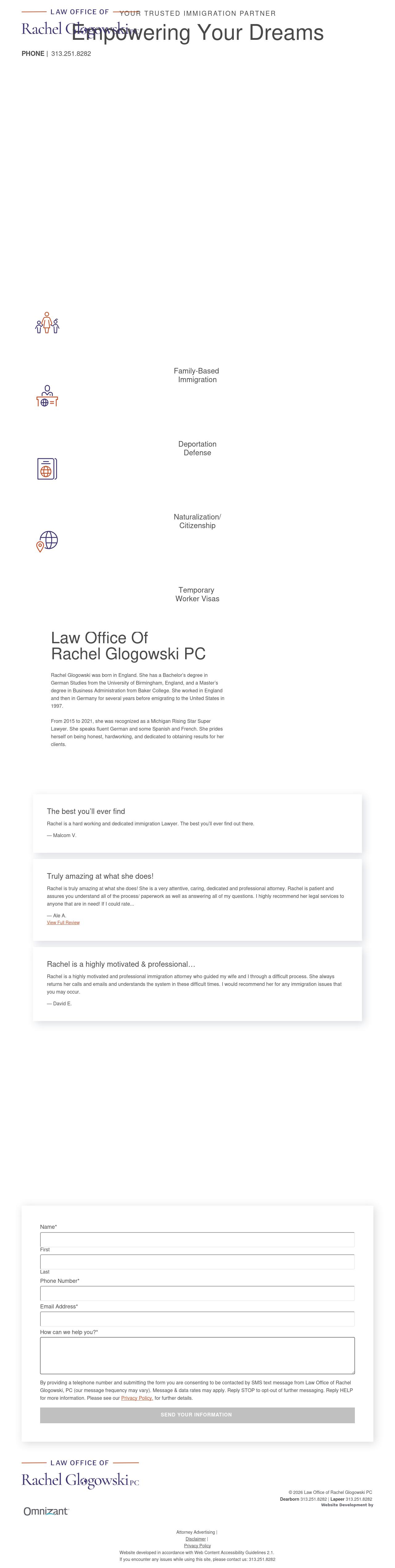 Law Office of Rachel Glogowski, PC - Detroit MI Lawyers