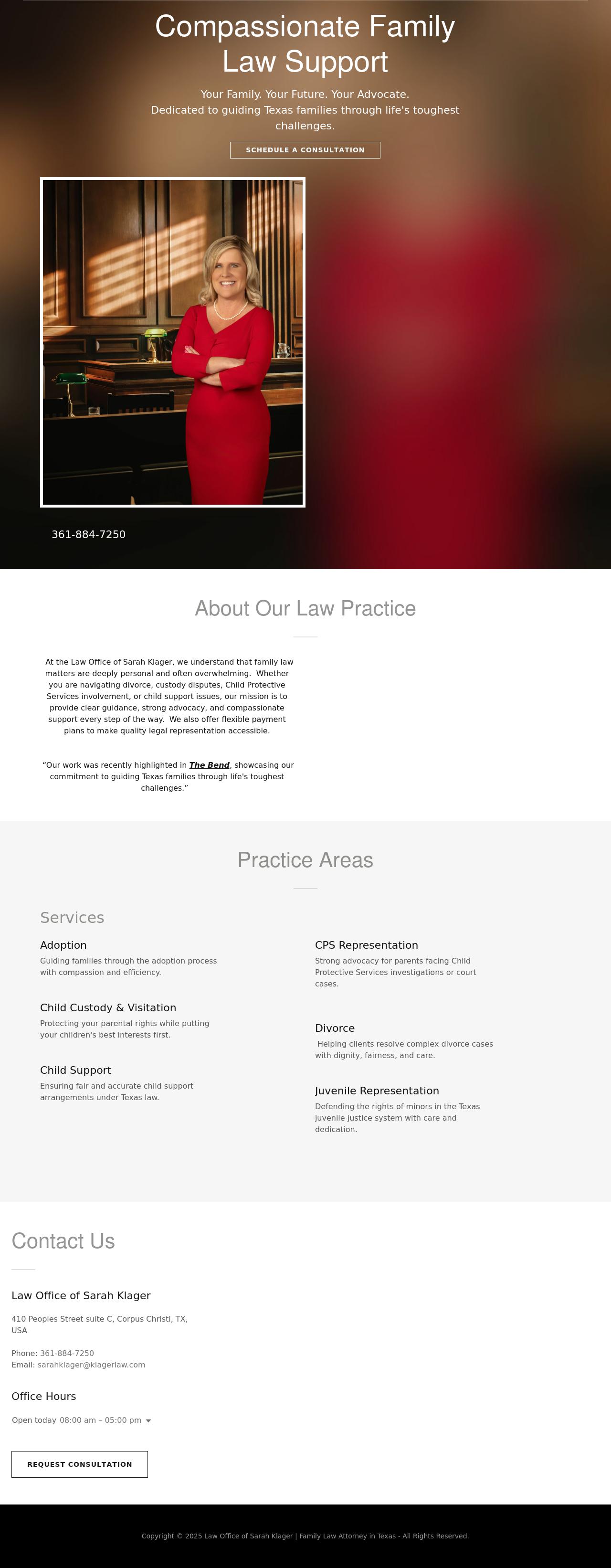 Law Office of Sarah Klager - Corpus Christi TX Lawyers