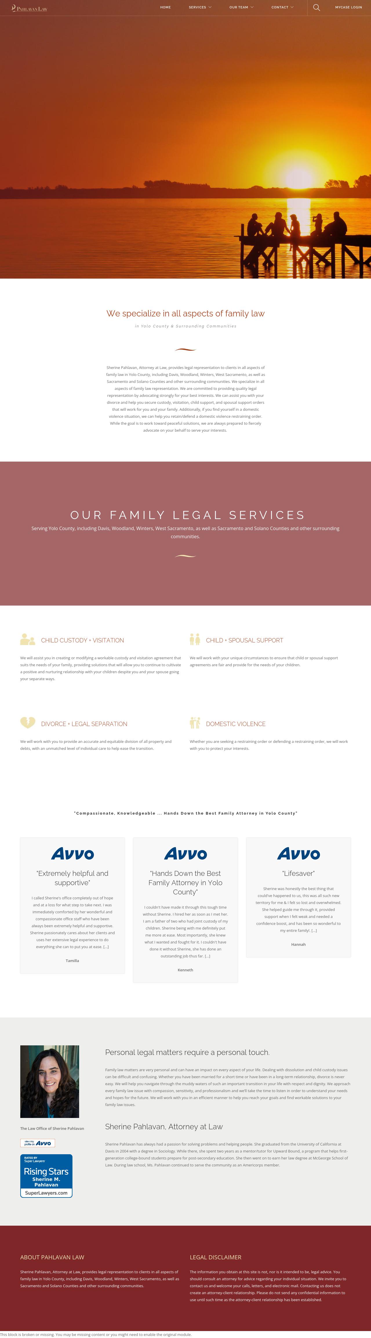 Law Office of Sherine Pahlavan - Davis CA Lawyers