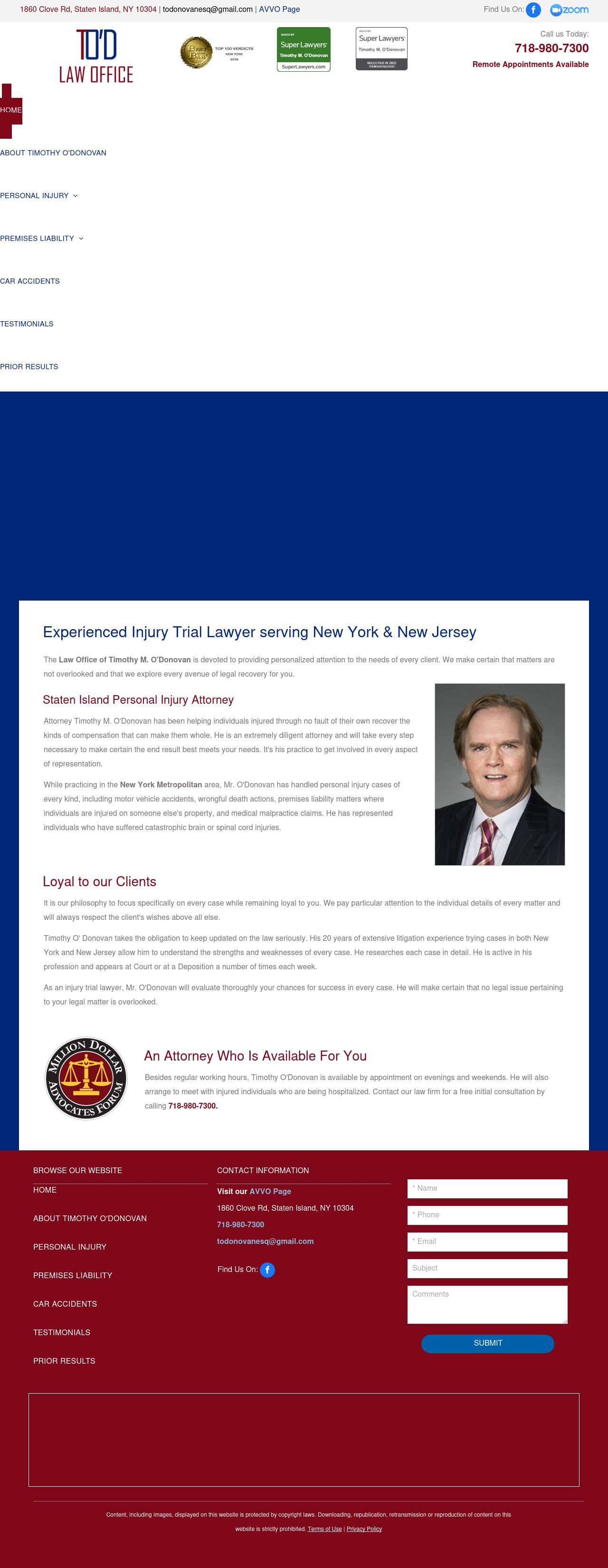 Law Office of Timothy M. O'Donovan - Staten Island NY Lawyers