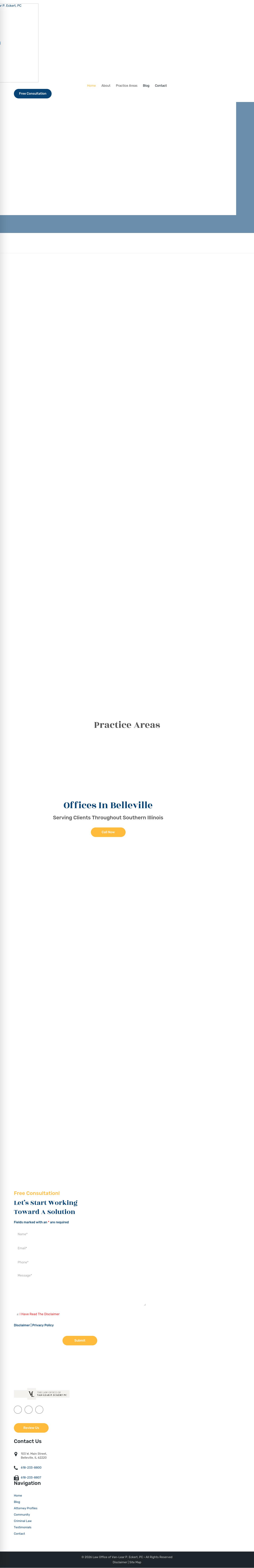 Law Office of Van-Lear P. Eckert, PC - Belleville IL Lawyers